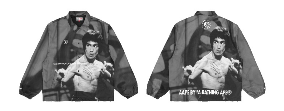 aape × bruce lee联名系列教练夹克

价格：rmb 1,999