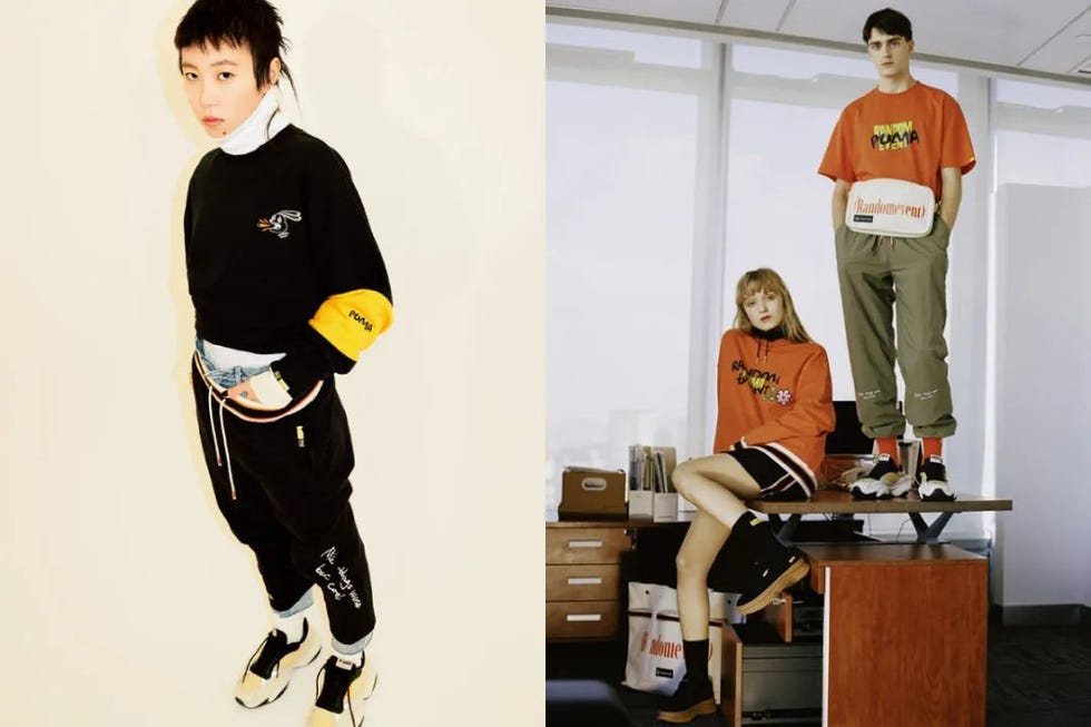 通过多次和先锋艺术家，以及puma、adidas等其他传统运动品牌推出联名系列，产品设计结合线下店铺的艺术装置来强调品牌的“体验式消费感”，用对标年轻群体的设计来牢牢锁定自己的客群。