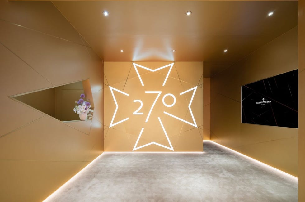 interior space featuring modern design and branding elements