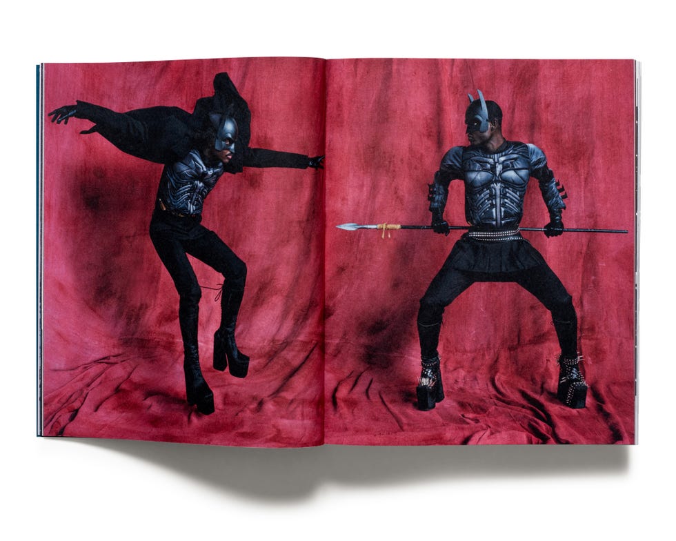 《revolution》 justin french 与 ibrahim kamara 的时尚故事
《angelo plessas》采访：ben eastham 图片来源： talbot rice gallery