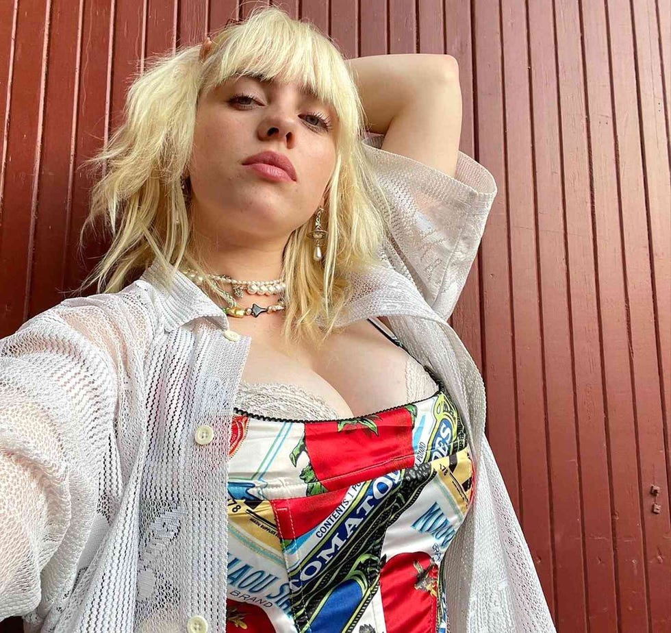 a woman with blonde hair