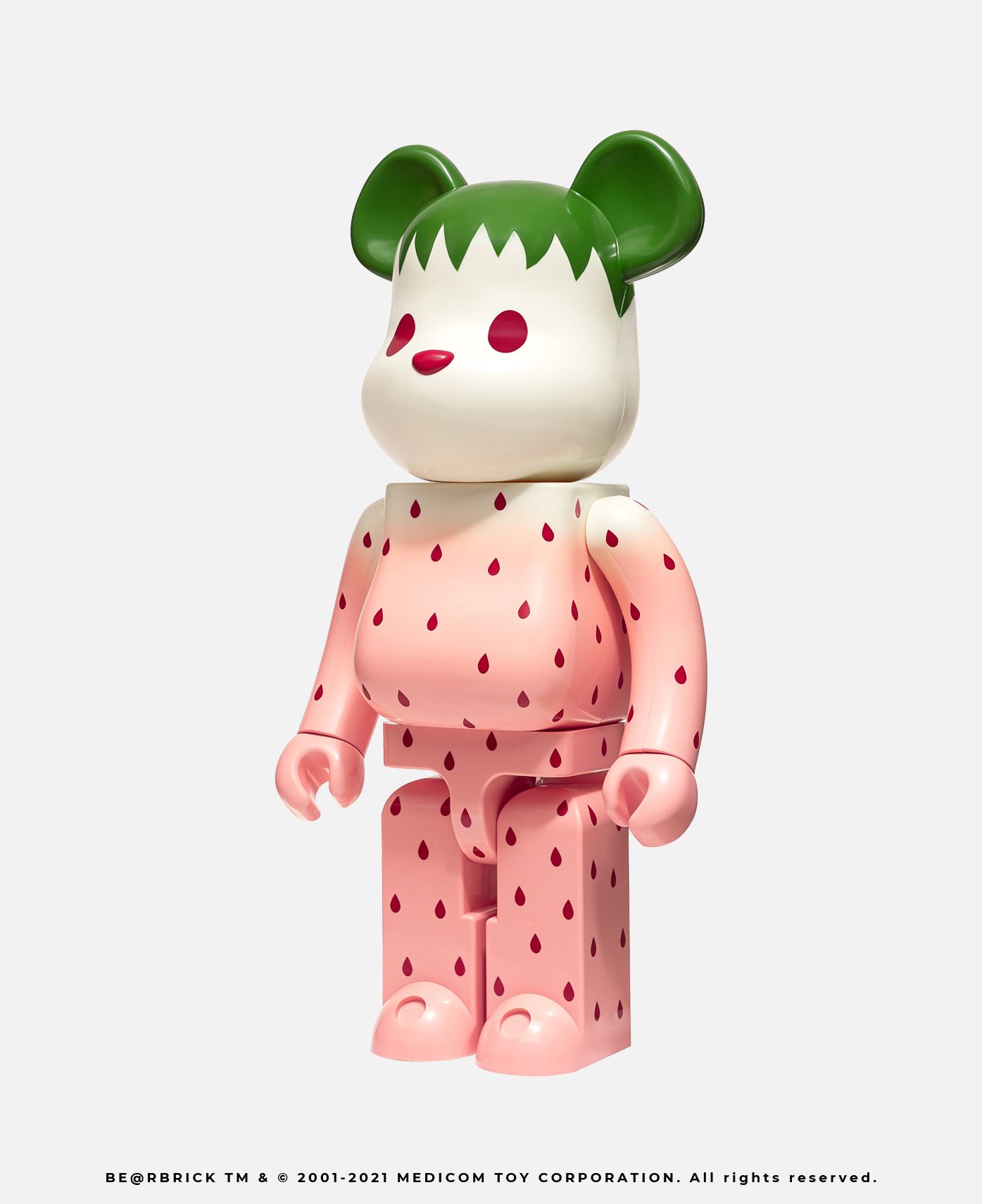 Bearbrick x CLOT Summer Fruits Snow Strawberry and Yellow