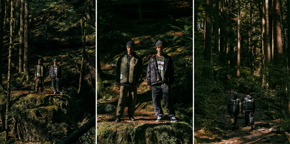 aape by a bathing ape × alpha industries