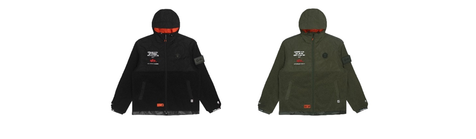 aape by a bathing ape × alpha industries