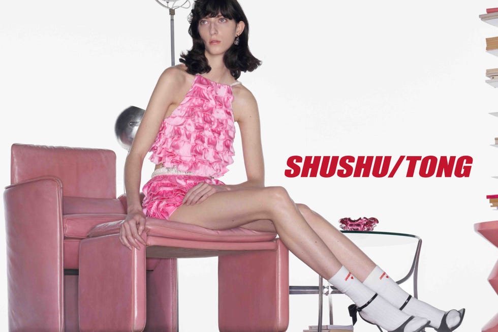 SHUSHU/TONG发布2023春夏系列广告大片漂亮女孩Pretty Woman