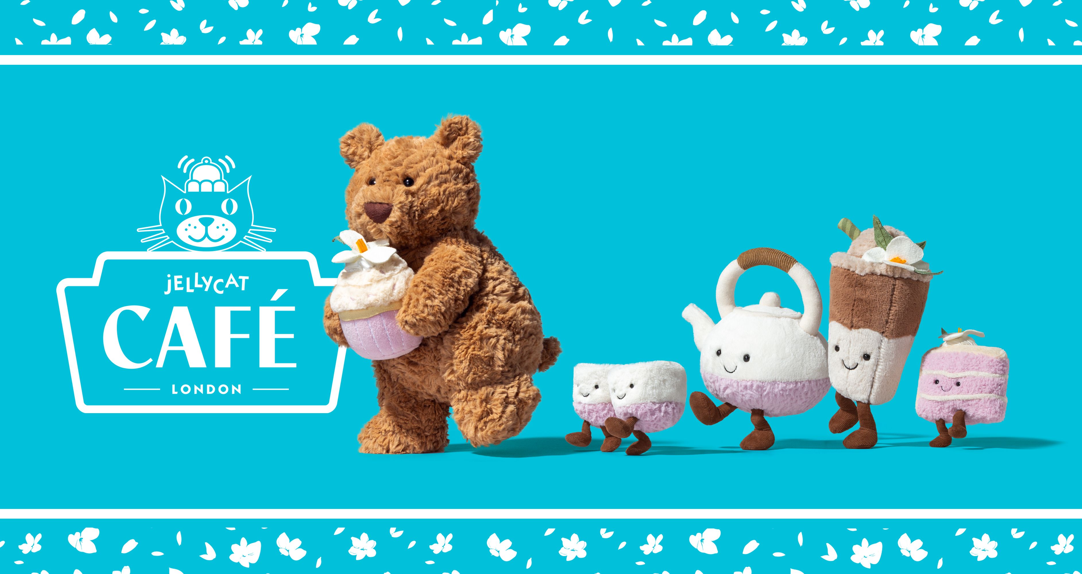 【冬バーゲン★特別送料無料！】 Jellycat CAFÉ上海限时体验店正式开启25周年系列主题活动首次 ぬいぐるみ