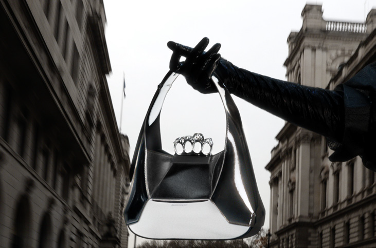 alexander mcqueen ハンドバック Alexander McQueen アレキサンダー・マックイーン The Bow