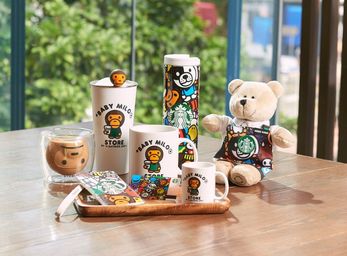 星巴克首度与潮流品牌*BABY MILO® STORE合作推出香港限量商品系列