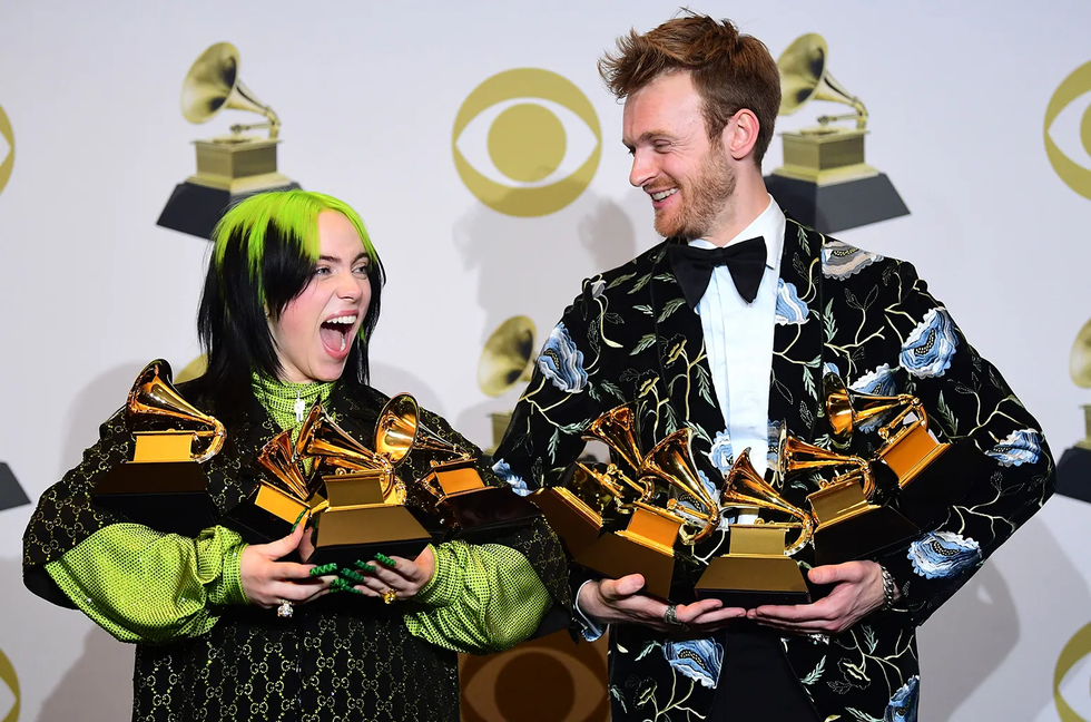 a man and woman laughing