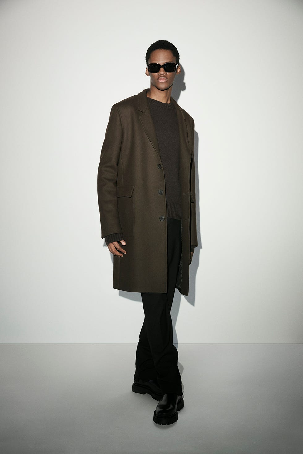 the wool cashmere over coat 羊绒大衣