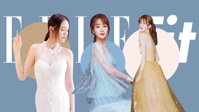 Dress, Gown, White, Clothing, Wedding dress, Skin, Bridal clothing, Beauty, Fashion, Pink, 