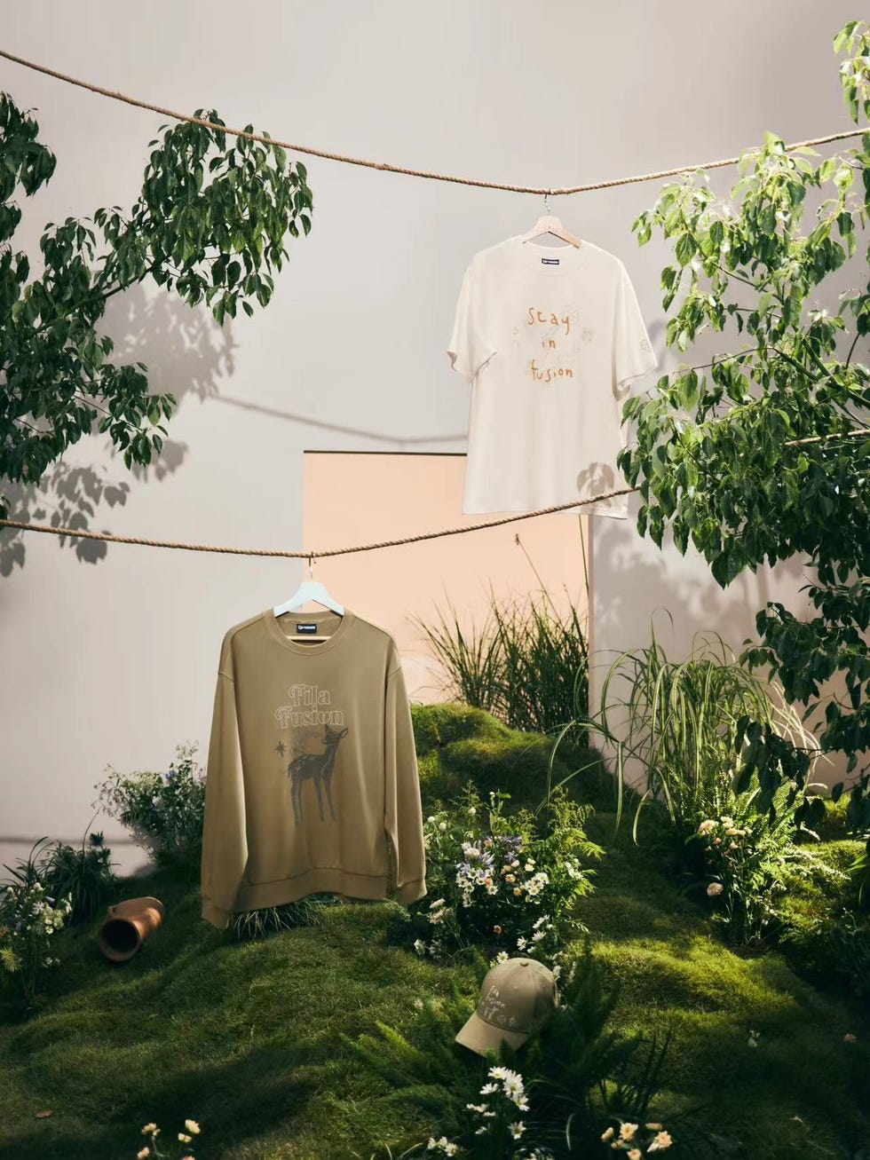 fila fusion x 欧阳娜娜联名系列产品