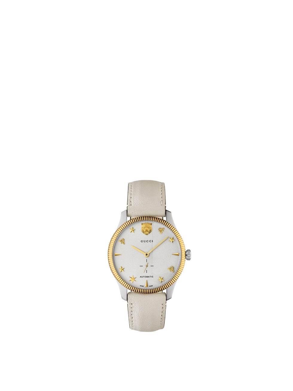 Analog watch, Watch, Watch accessory, Strap, Fashion accessory, Beige, Jewellery, Metal, Hardware accessory, 