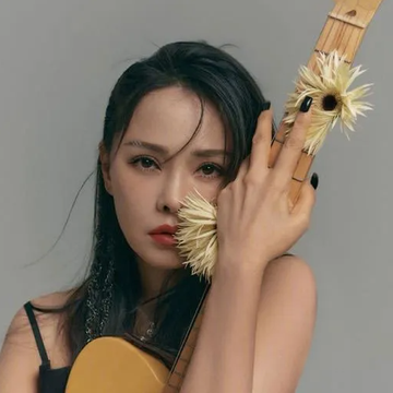 a woman with a braided hair