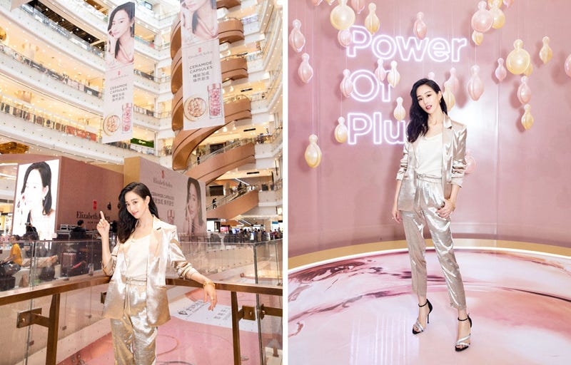 Pink, White, Fashion, Peach, Dress, Fashion model, Fashion design, Photography, Textile, Formal wear, 