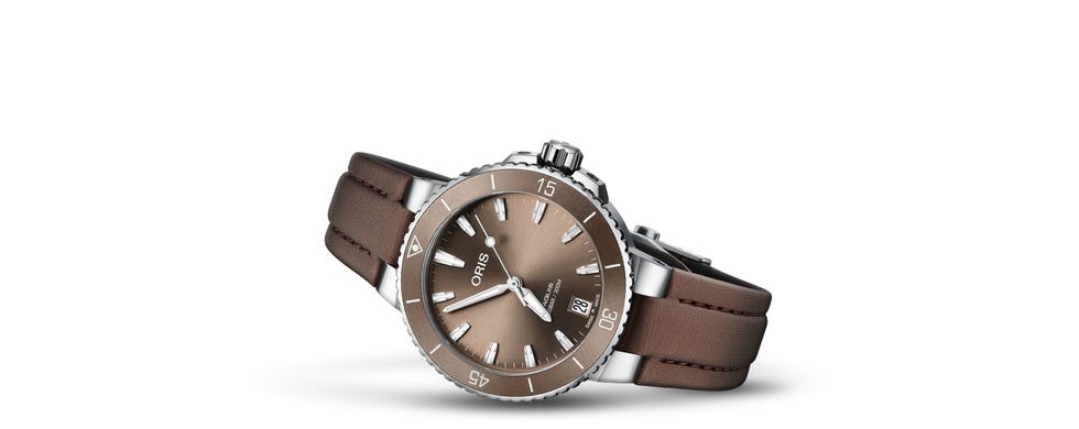 Watch, Analog watch, Watch accessory, Fashion accessory, Brown, Product, Strap, Jewellery, Brand, Metal, 