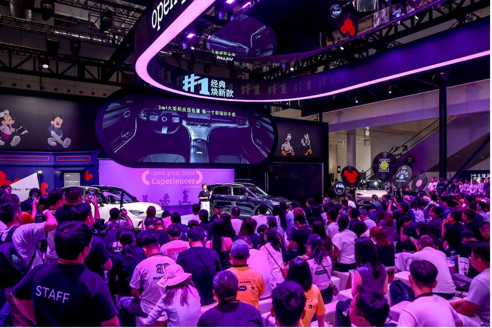 the designer's presentation of the new model