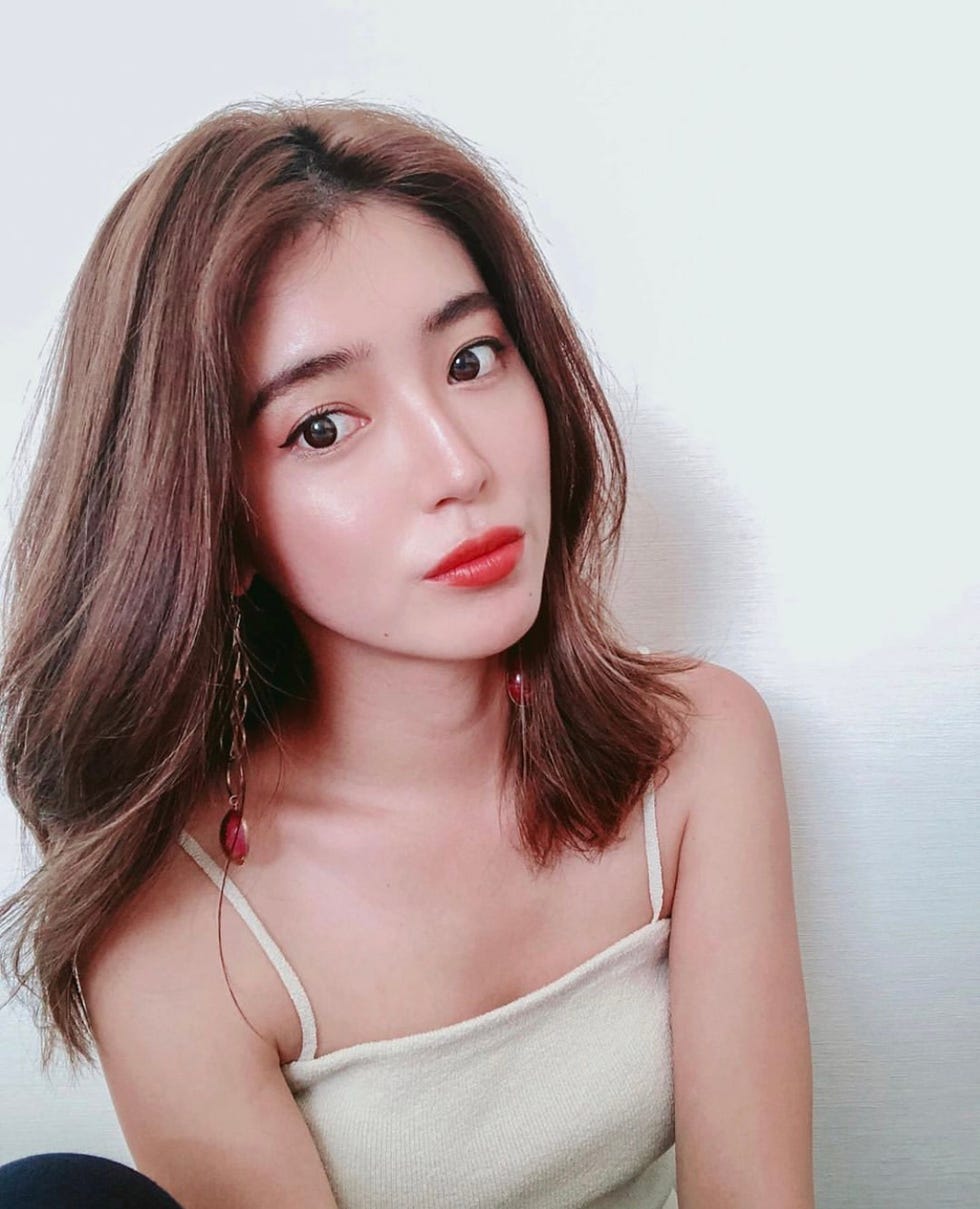 大口智惠美复古妆容