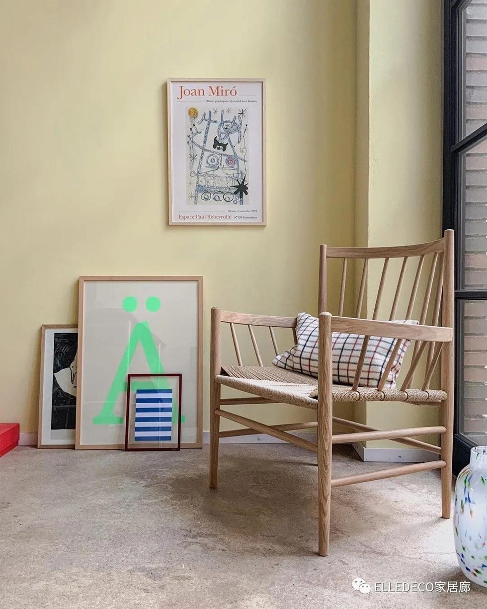 Furniture, Room, Interior design, Chair, Wall, Yellow, Floor, Living room, House, Design, 