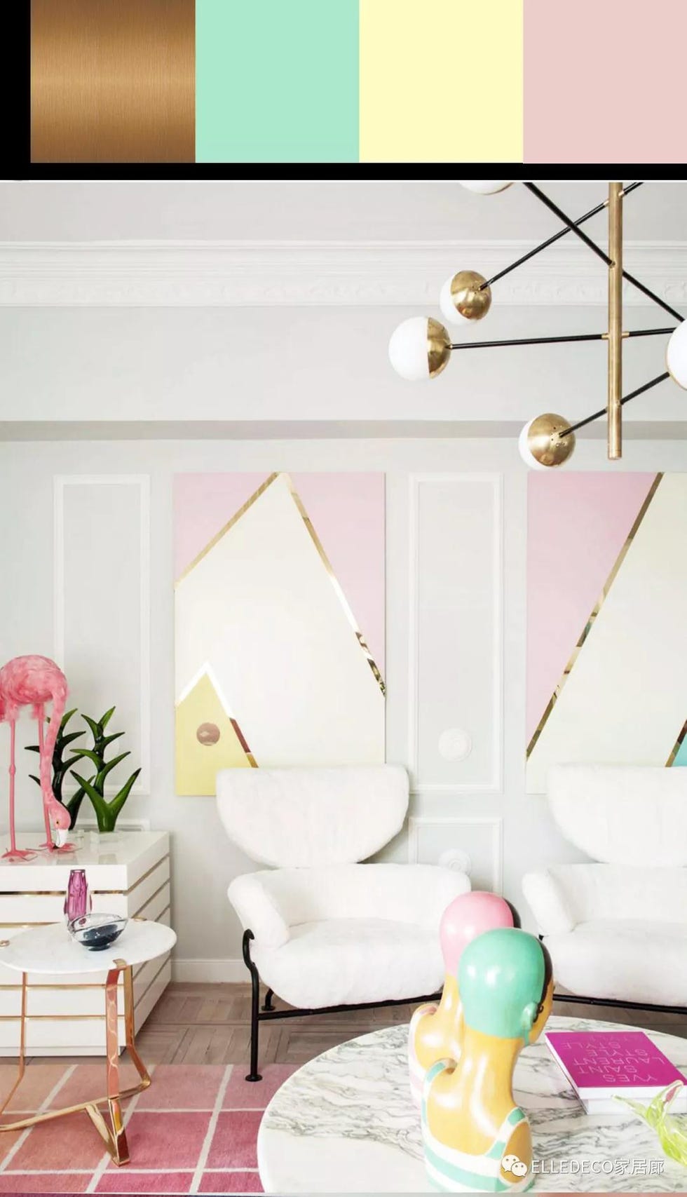 Product, Room, Pink, Furniture, Interior design, Wall, Floor, Table, Stairs, Living room, 