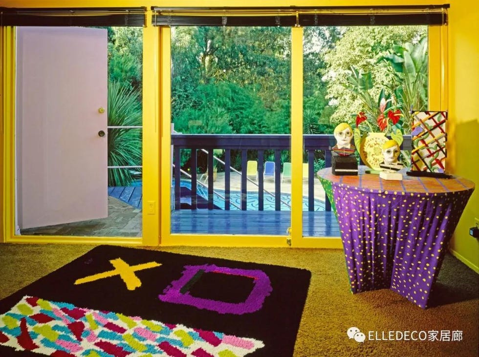 Room, Interior design, Furniture, Door, Textile, Table, House, Window, Home, Plant, 