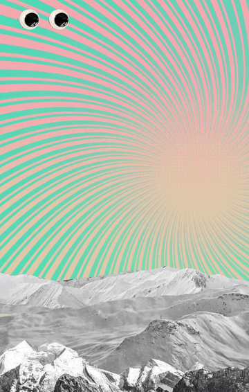 Green, Line, Sky, Illustration, Landscape, Slope, Colorfulness, Graphic design, Parallel, 