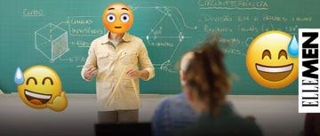 mathematics class featuring a teacher explaining geometric concepts