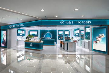 retail store featuring skincare and cosmetic products