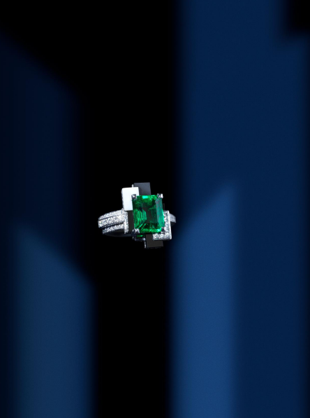 chaumet 筑艺万象高定珠宝套系 建构几何 篇章作品