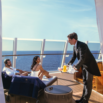 luxury service on a cruise ship deck luxury service on a cruise ship deck