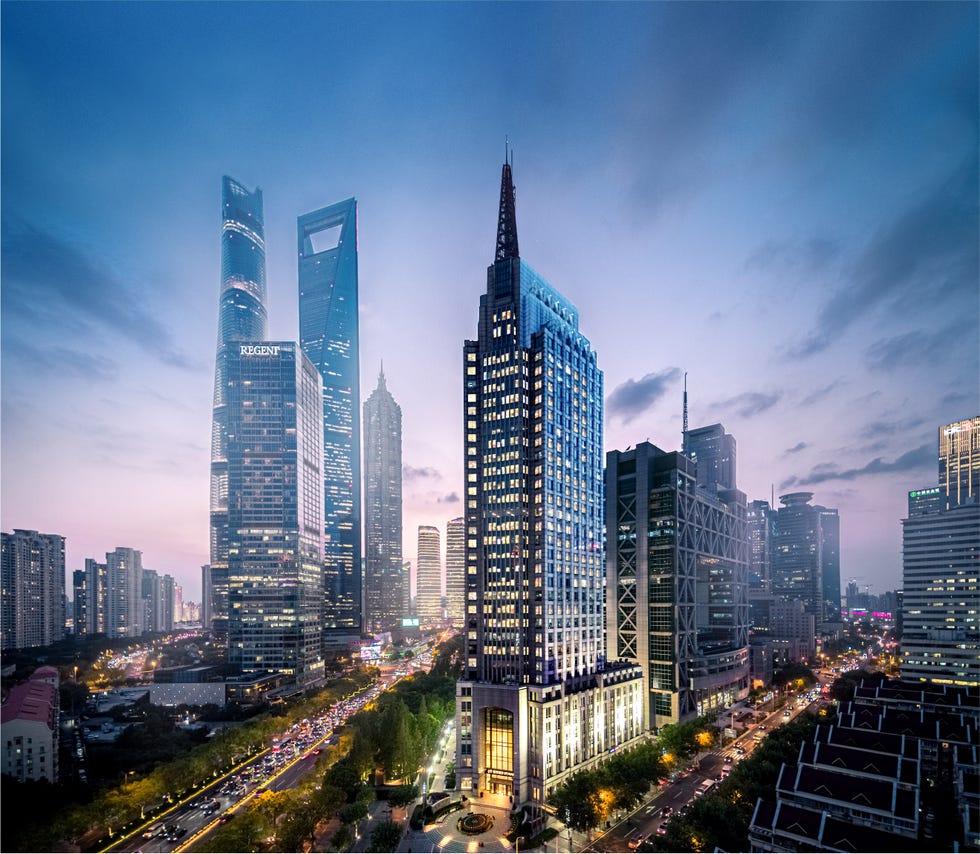 浦发大厦立面全景
