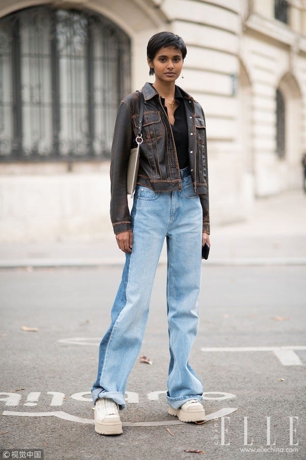 Jeans, Denim, Clothing, Street fashion, White, Photograph, Fashion, Jacket, Snapshot, Footwear, 