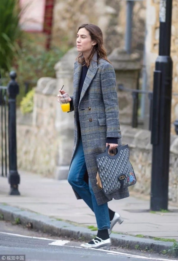 Clothing, Street fashion, Photograph, Fashion, Snapshot, Footwear, Coat, Outerwear, Tights, Shoe, 