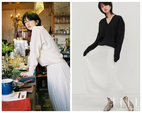 White, Clothing, Black, Neck, Fashion, Dress, Outerwear, Shoulder, Sleeve, Formal wear, 