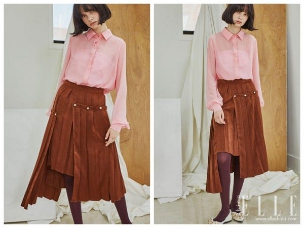 Clothing, Pink, Fashion, Waist, Pattern, Dress, Outerwear, Neck, Footwear, Sleeve, 