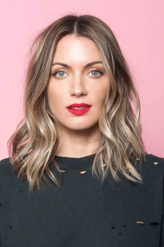 Hair, Face, Lip, Blond, Eyebrow, Hairstyle, Chin, Beauty, Pink, Long hair, 